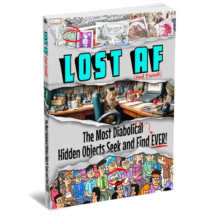 Puzzle Books Co - Wholesale Coloring & Activity Book - Adult - Lost And Found: Hidden Object Book for Adults