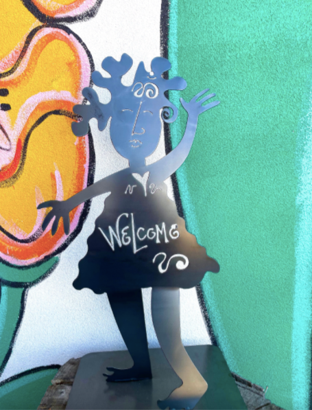 Garden Deva Sculpture Co. - Wholesale Outdoor Ornament/Decor - Welcome Girl1