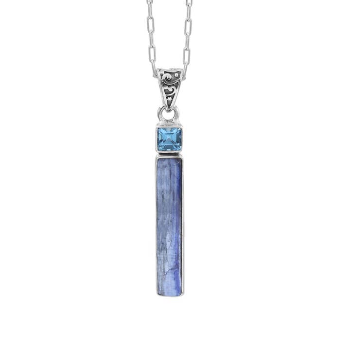 Kyanite Pendant: 925 Sterling Silver Unique Gemstone Jewelry for wholesale by Jay Jools