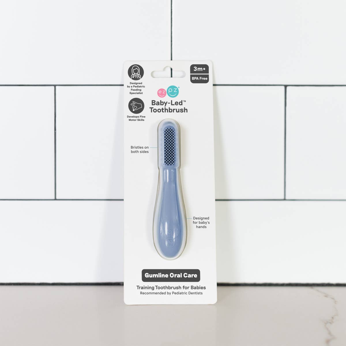 ezpz - Vente Brosse à Dents - Enfant et bébé - Brosse à dents Baby-Led™ (bébé de 3 mois et plus)6