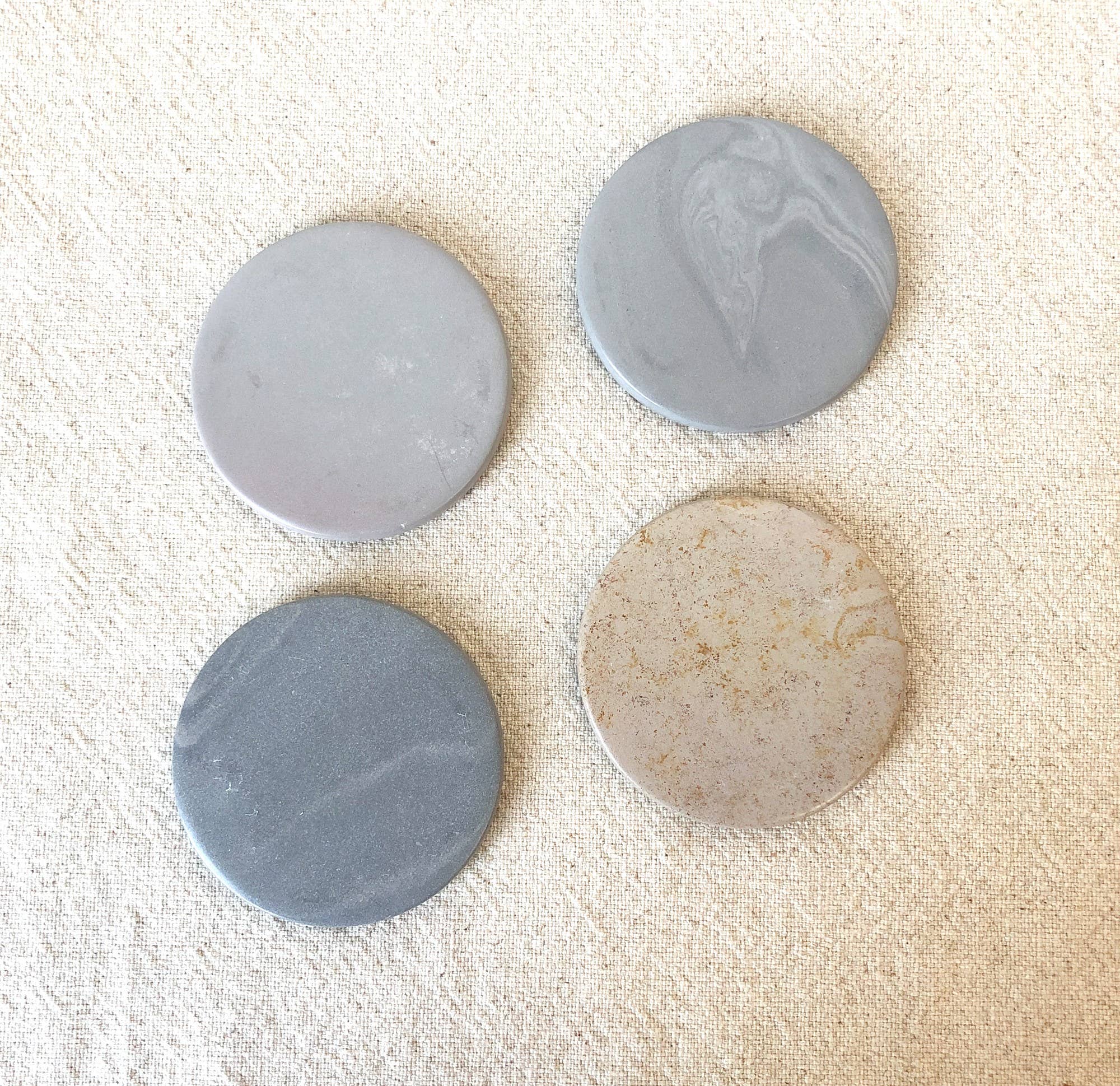 Amsha – wholesale Underlägg – Täljsten Coaster Set: Storm4