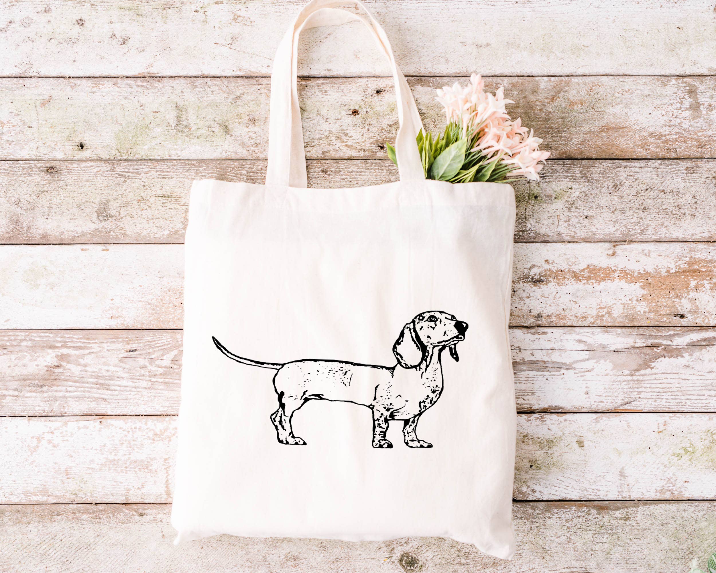 Spicy Kitten Designs - Wholesale Tote Bag - Women's - Dachshund - Dog Tote Bag4