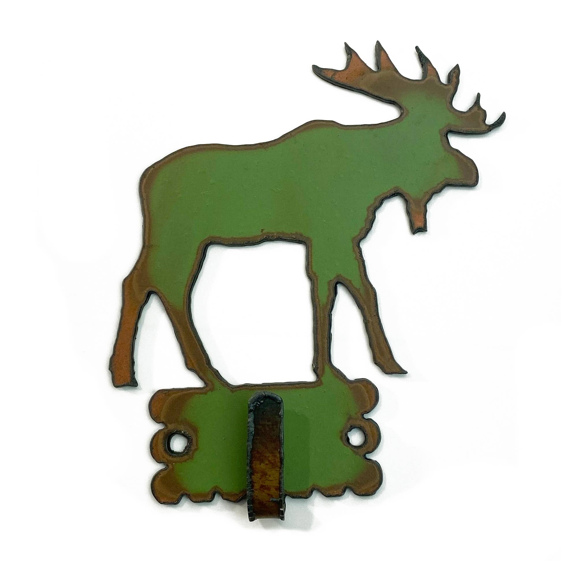 Iron Jewel - Vendita all'ingrosso Gancio da parete - Moose key Hook Wall Organizza la cucina souvenir della cabina del lodge1