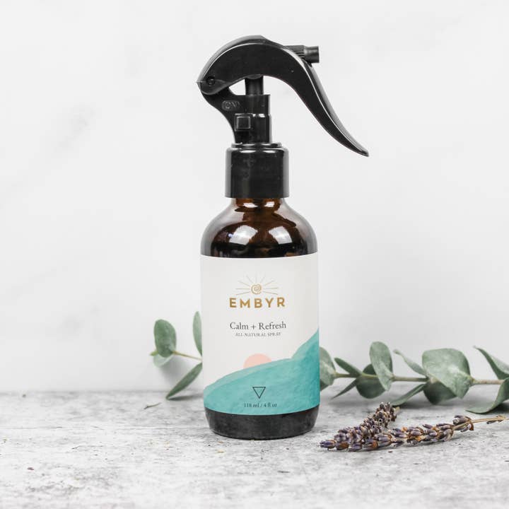 Calm + Refresh Natural Spray for wholesale by Embyr Oils