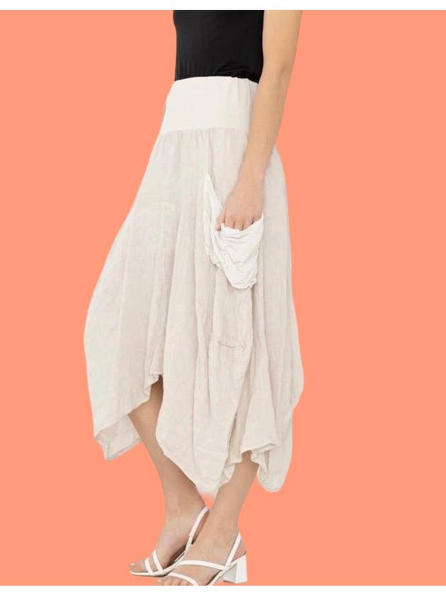 la maison des fibres naturelles - Wholesale Skirt - Women's - LINEN SKIRT 880167