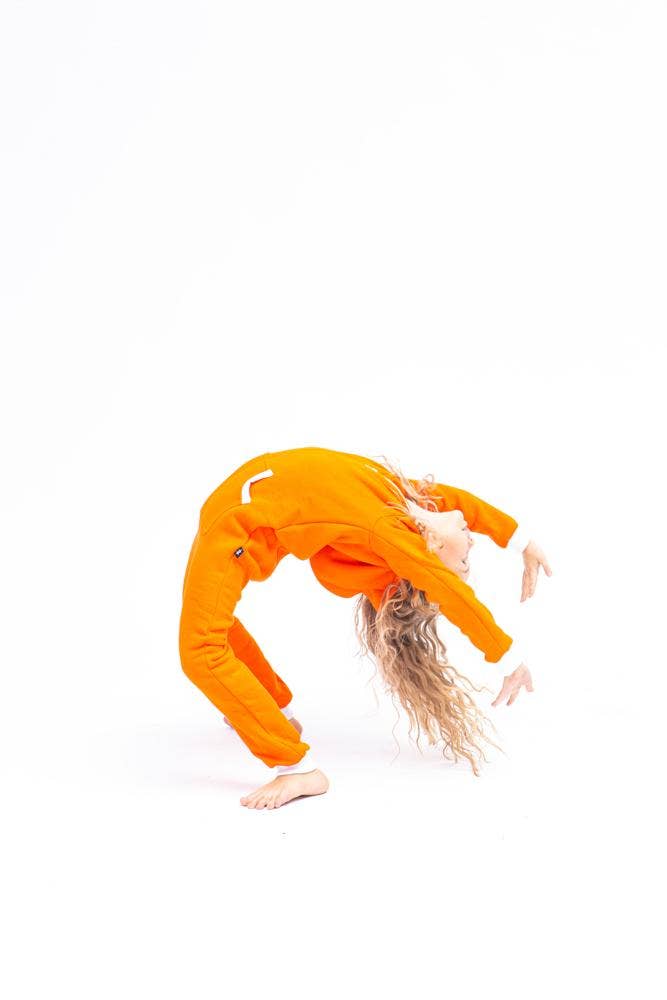 Sofa Killer - Wholesale Onesie - Kids - Sofa Killer Orange Unisex Kids Onesie With White Cuffs3