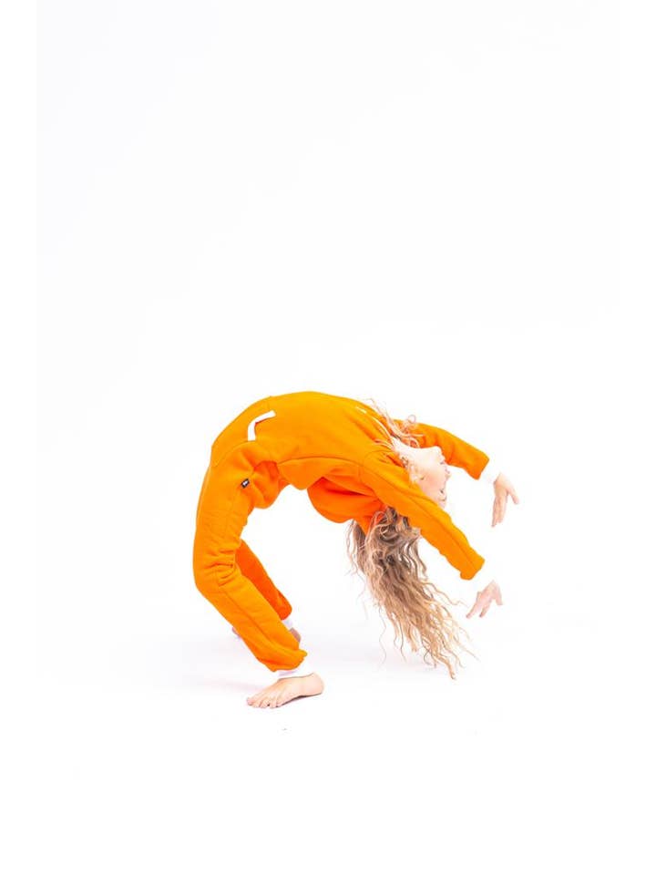 Sofa Killer - Wholesale Onesie - Kids - Sofa Killer Orange Unisex Kids Onesie With White Cuffs3