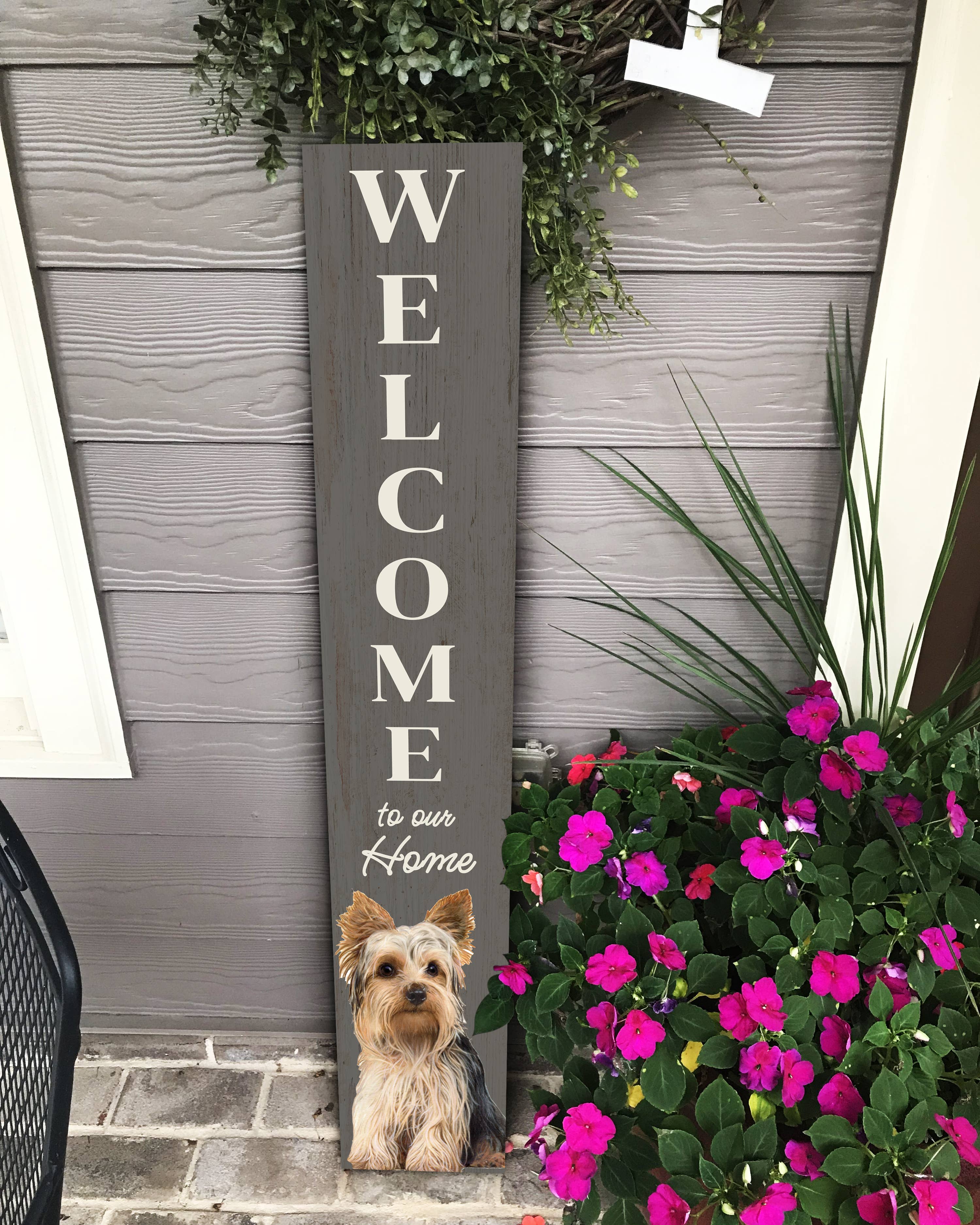 E&S Pets - Wholesale Sign - Yorkie Welcome sign4