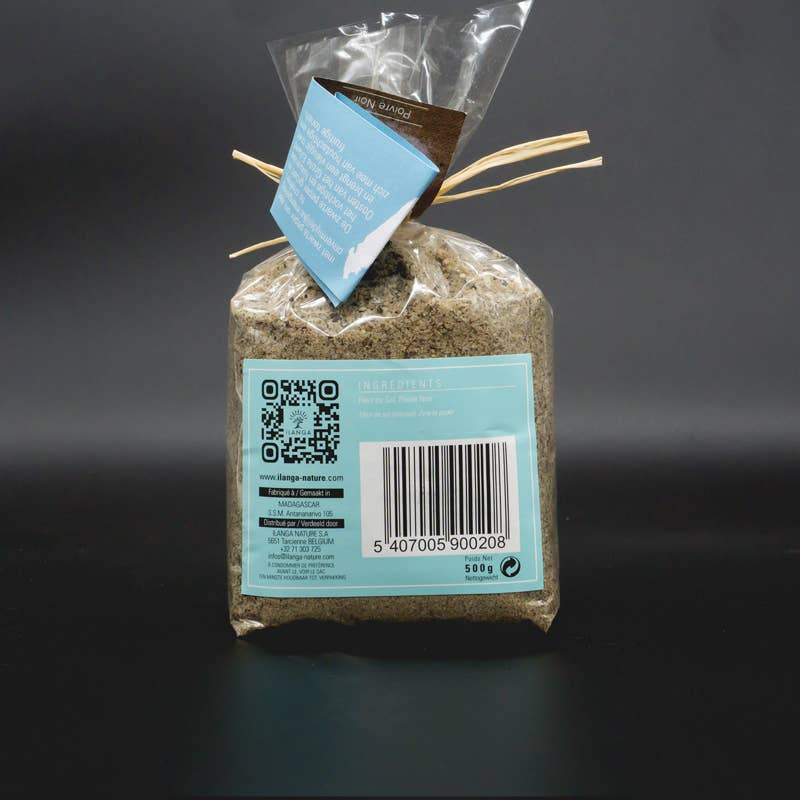 Ilanga Nature - Wholesale Salt & Pepper Mix - Fleur de Sel Black Pepper 500g4