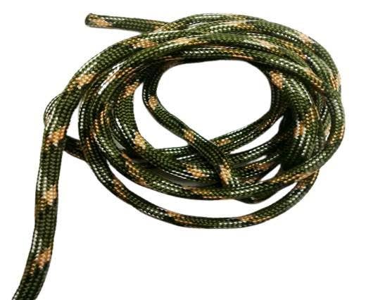Sun Enterprises B.V. - Venta al por mayor Material para manualidades - Paracord 4 mm Nº 1 caqui con beige y blanco 20 m0