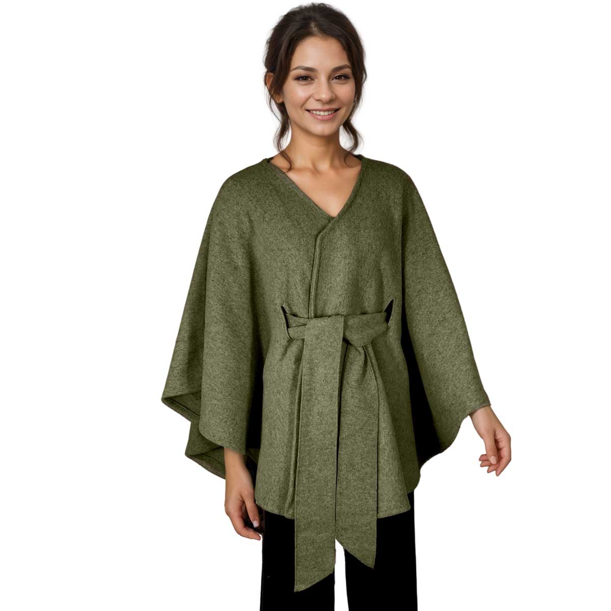 The Magic Scarf Company – Engroshandel Kappe - Dame – LC15 - Kåber med luksuriøs uldfornemmelse og bælte2