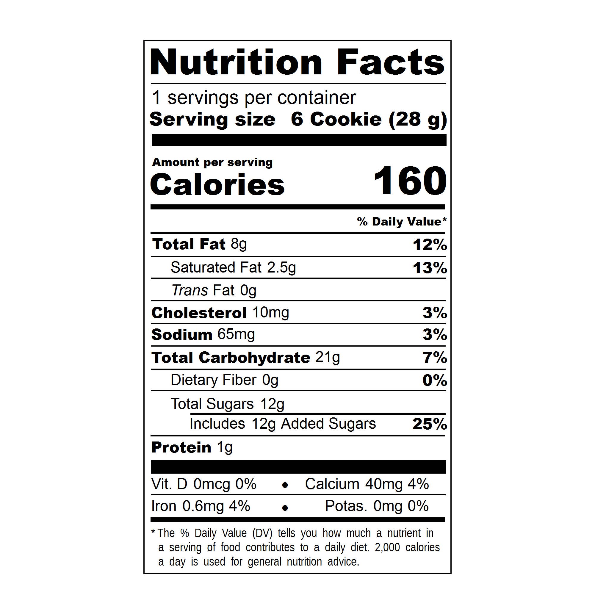 Unna Bakery – Cookie por atacado – Bolacha de Baunilha Dream, Snack Tamanho de Mordida - 1 oz5