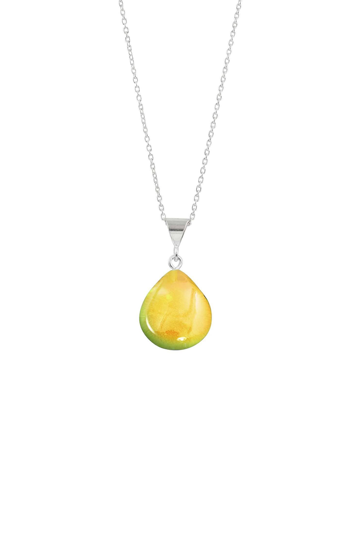LeightWorks - Wholesale Pendant/Charm Necklace - X-Small Drop Pendant Sterling Silver CrystalJewelry Necklace4