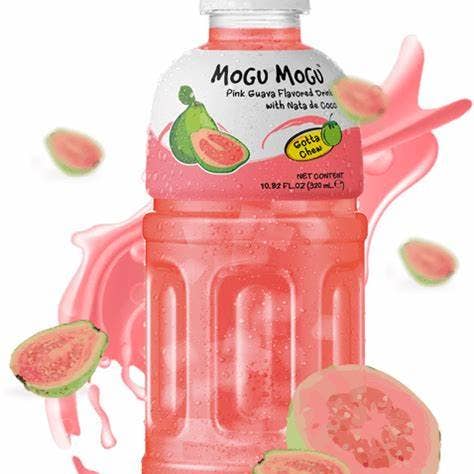 Global Bite Co - Wholesale Fruit Juice - Mogu Mogu Pink Guava Nata de Coco 320ml1