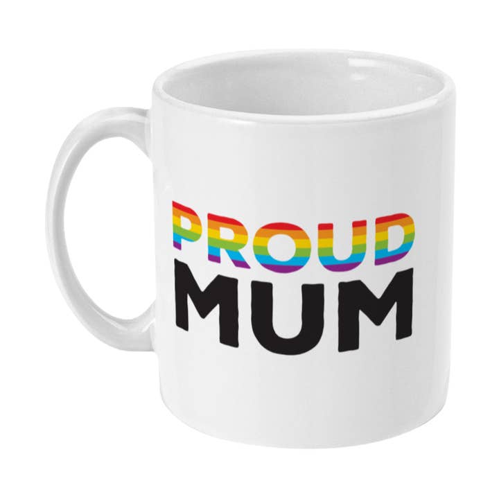 Proud Mum - Rainbow Flag Mug for wholesale by Rainbow & Co