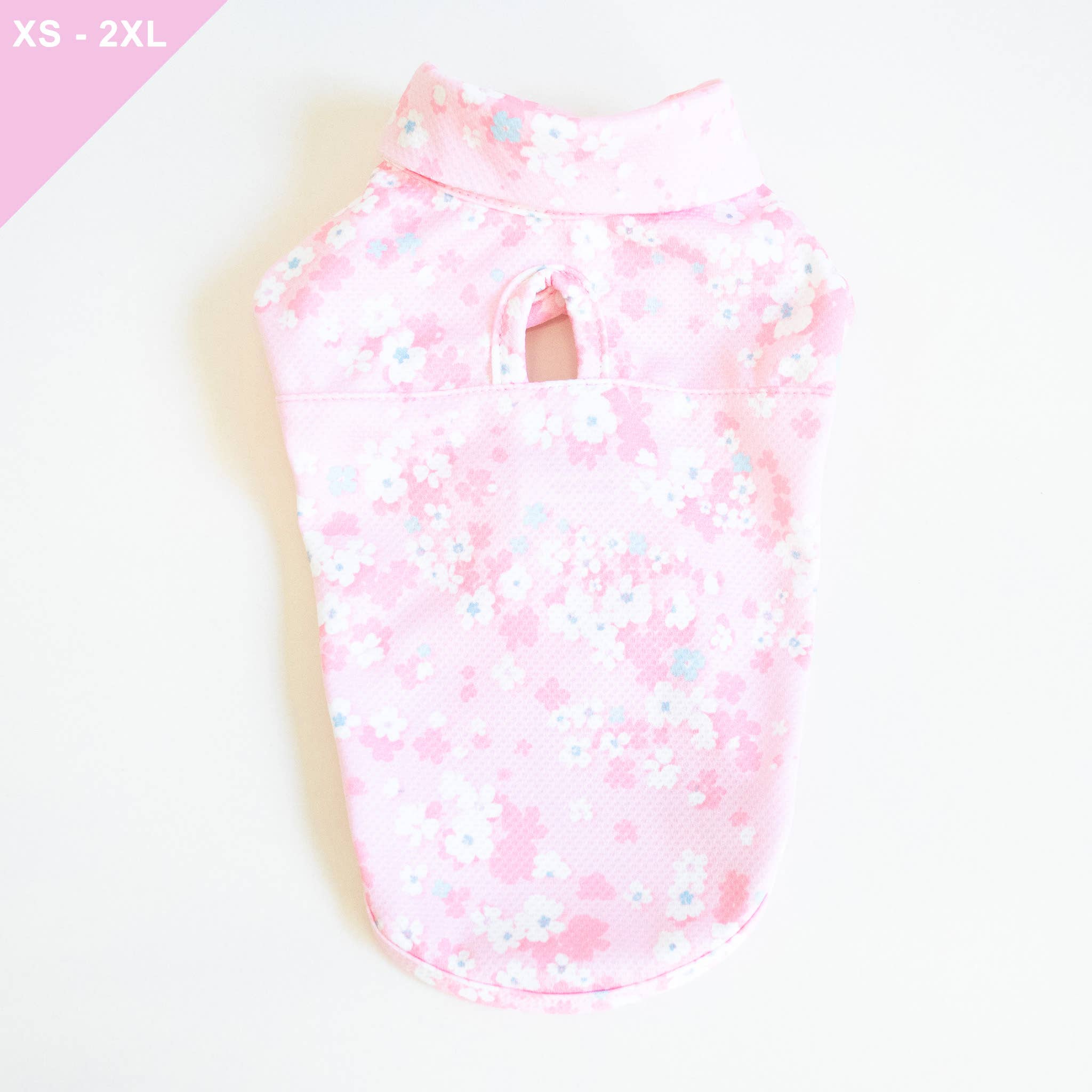 LCB Pink Floral Cooling Jacket for wholesale by Le Chien Bleu NY