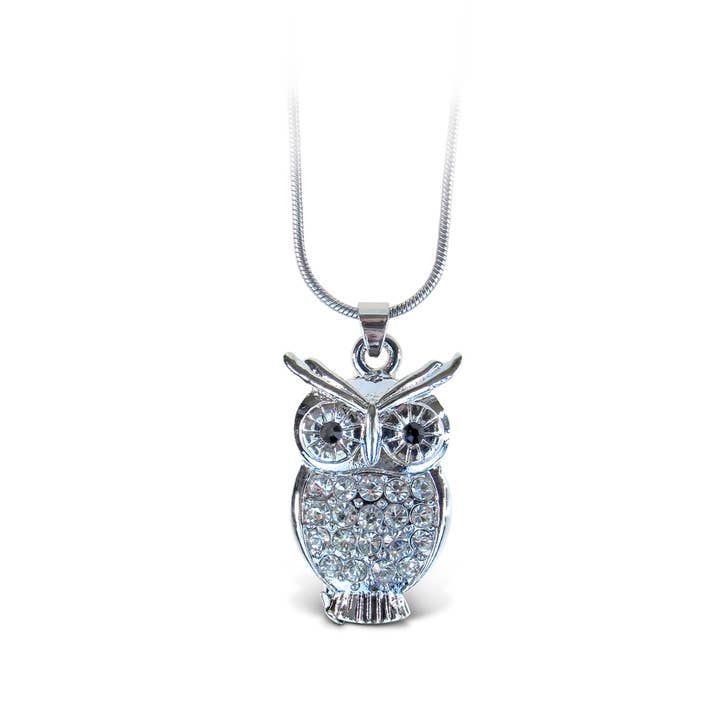 Sparkling Necklace - Owl for wholesale by Cota Global