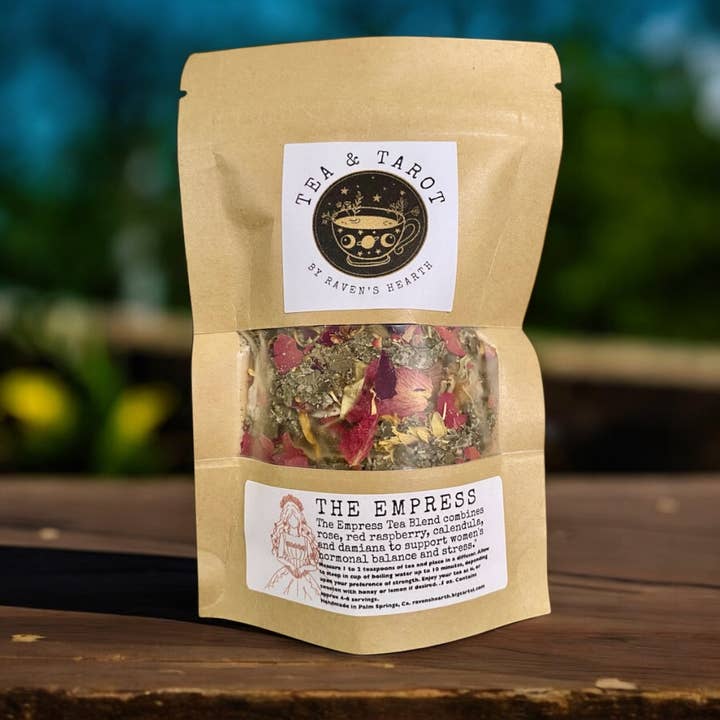 Raven’s Hearth - Wholesale Loose Tea - The Empress Tea Blend | Supports women/stress relief .5 oz2