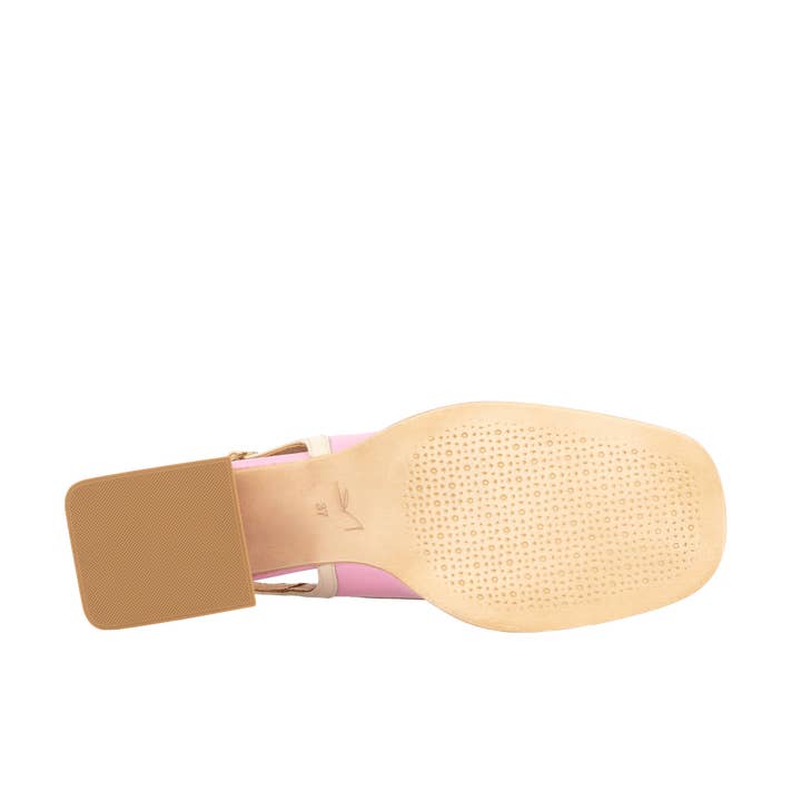 Embassy London - Wholesale Low Heels - Women's - Diana - Pink & Cream Pastel4