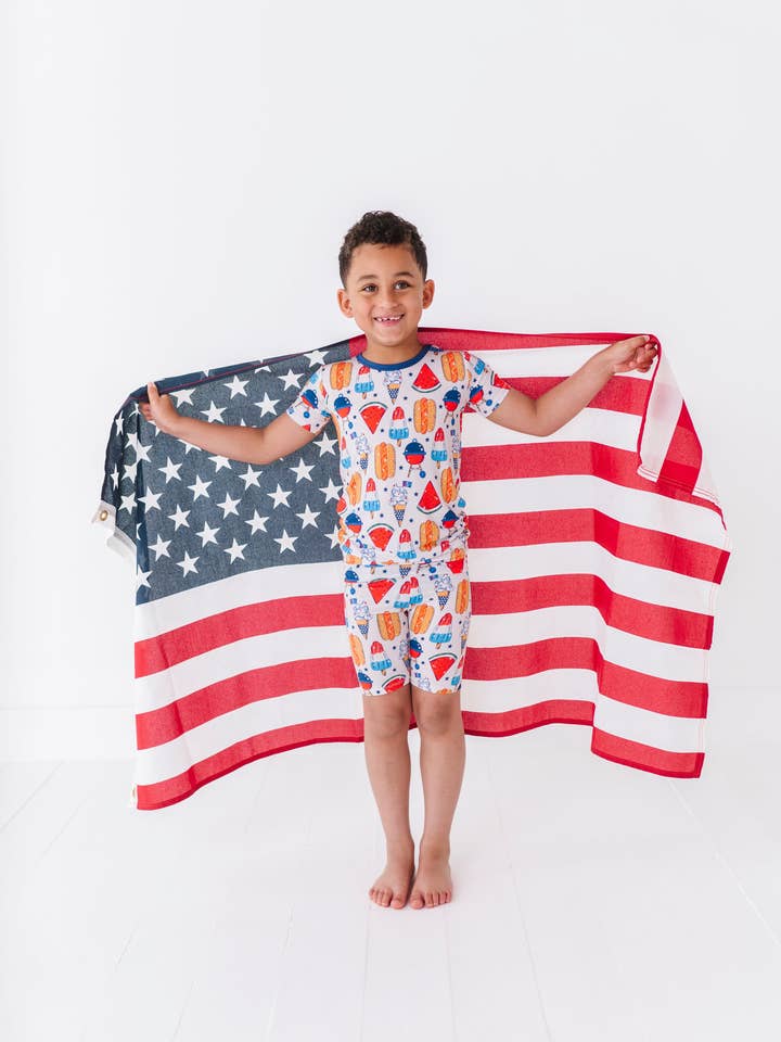 Kiki + Lulu - Wholesale Sleepwear Set - Kids - Red, White & BBQ Kids Pajamas
