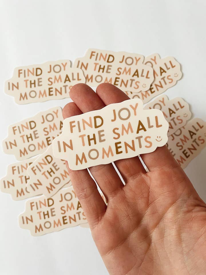 Adesivo Find Joy | Adesivi Faith | Adesivi positivi per la vendita all'ingrosso da parte di Brianna Collins Designs