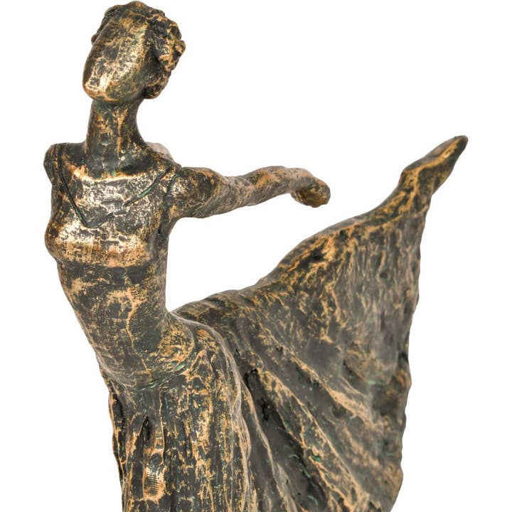 The Libra Company – Escultura por atacado – Ressina Bronze Permanente Lady Dancer2