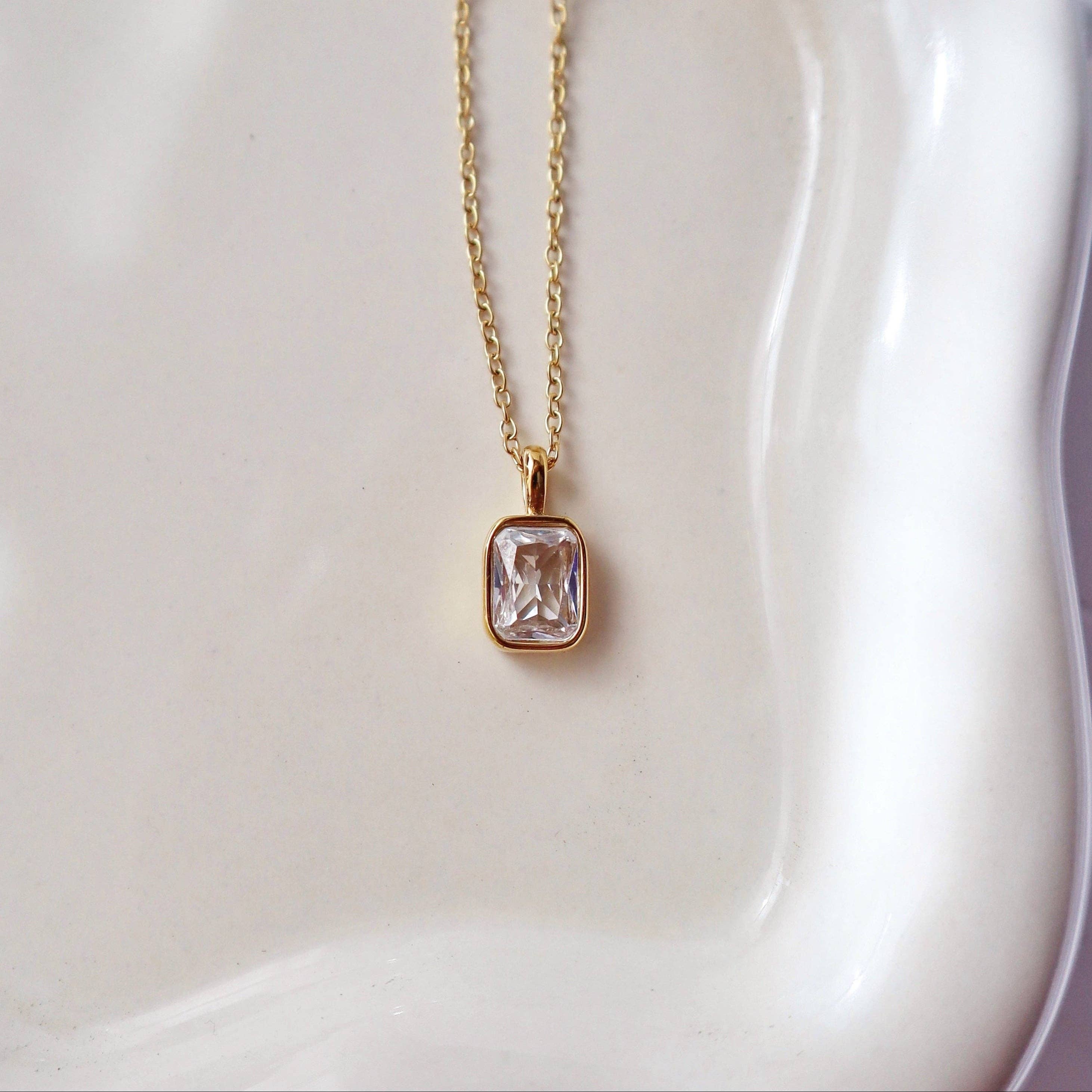 JESSA Jewelry - Wholesale Pendant/Charm Necklace - Haven Necklace | CZ Pendant Necklace2