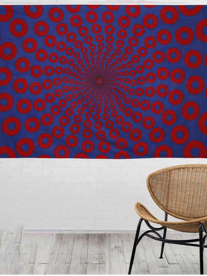 Donut Vibes Tapestry Phish Hippie Tapestries Packaged for wholesale by Sunshine Joy