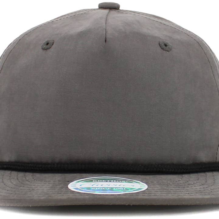 KBETHOS - Venta al por mayor Gorra snapback - Unisex - Gorra snapback de 5 paneles sin estructura con cuerda de algodón peinado y poliéster7