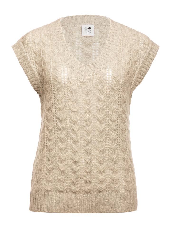 Aquamarine Sweater Vest for wholesale by OO-TO