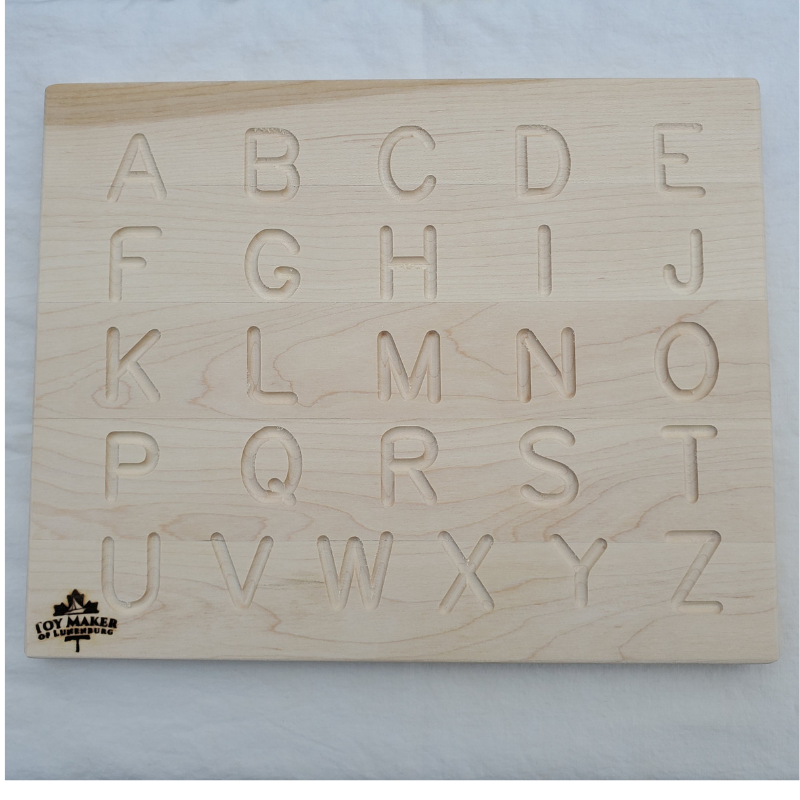 Toy Maker of Lunenburg - Vente Jouet en bois – enfant - Tableau de traçage de l'alphabet1