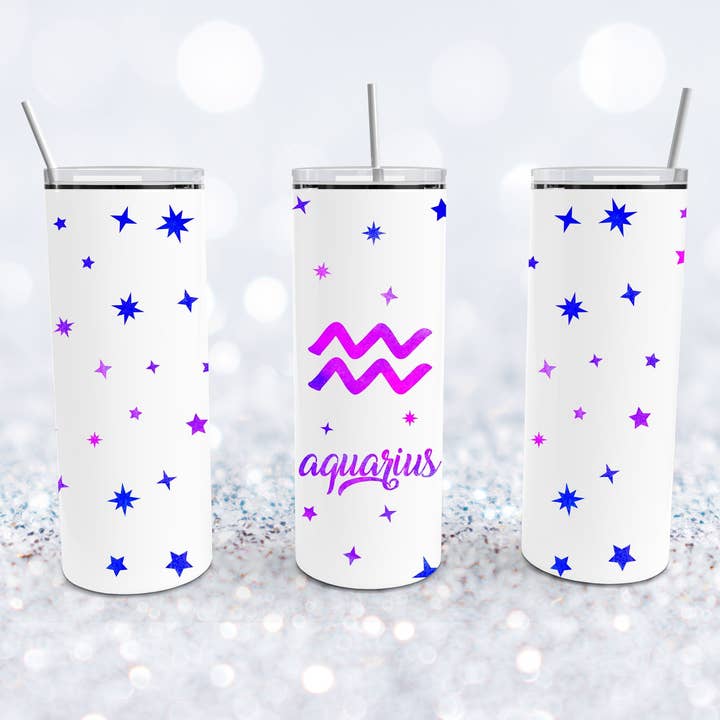 Aquarius Mystic Star Tumbler voor wholesale door Beyond Bayside