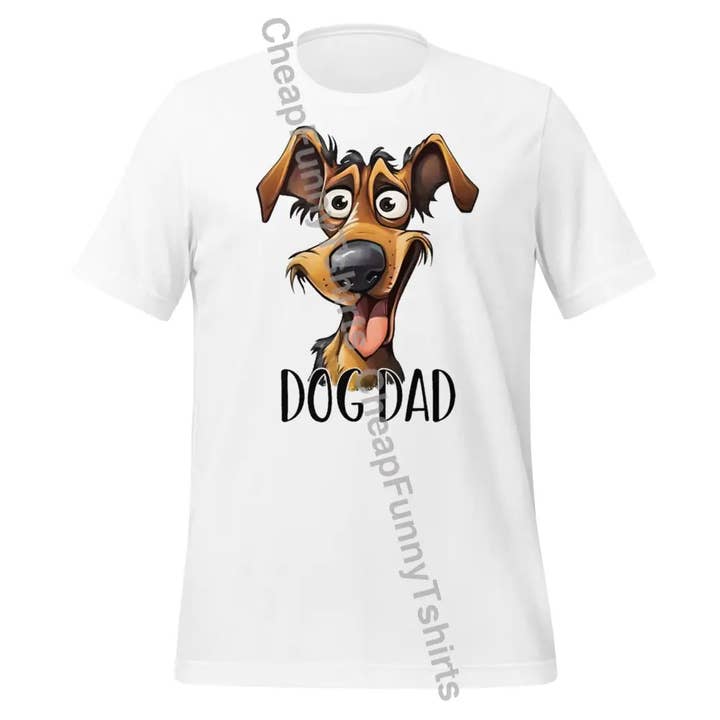 T-shirt unisexe Dog Dad pour la vente par Black and Gifted LLC
