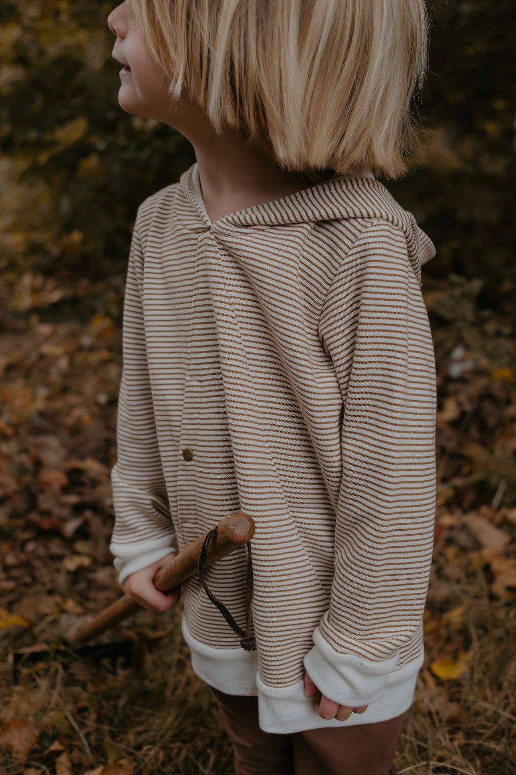 mustard stripe Mountain Top Hoodie for wholesale on Faire1