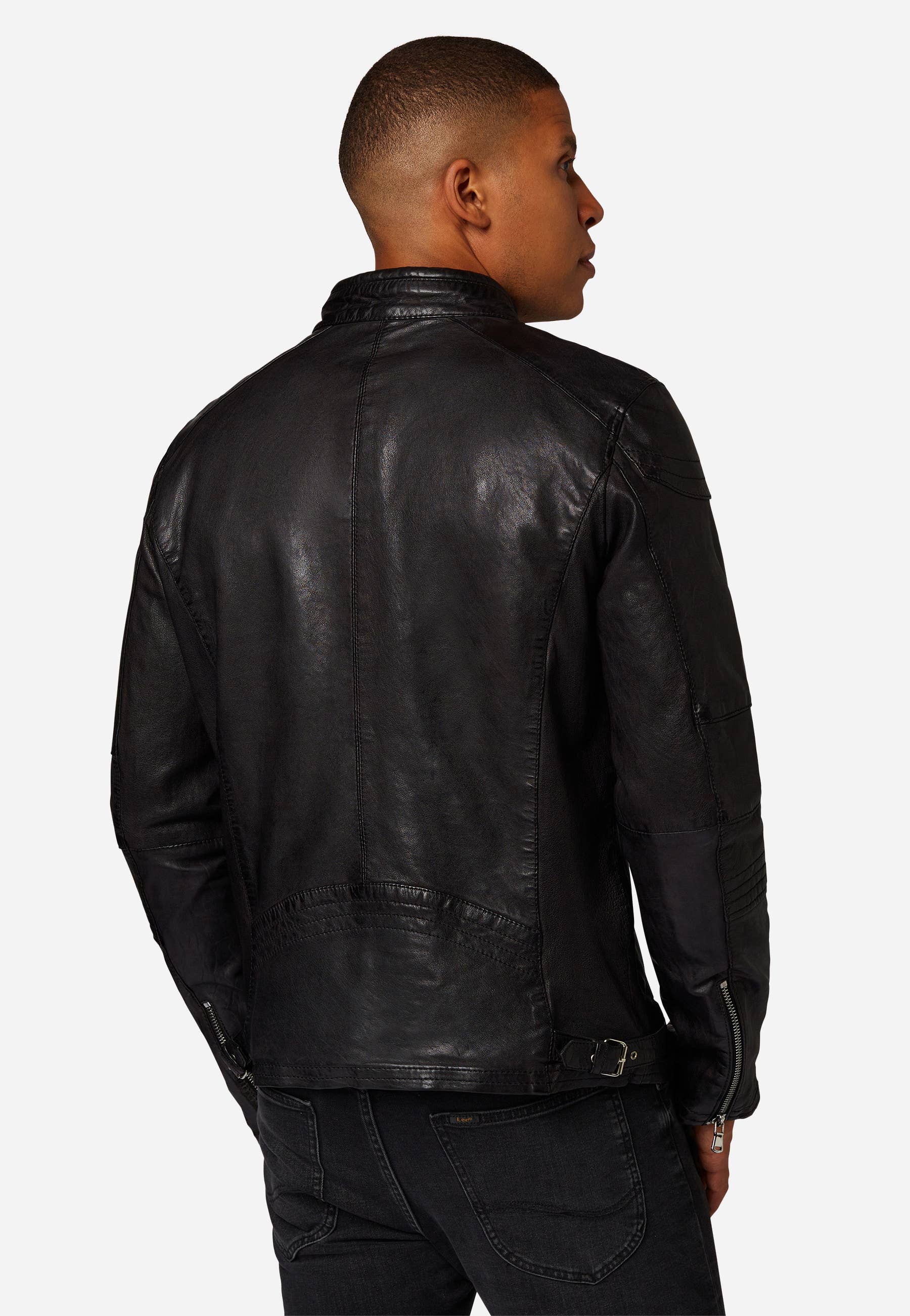 Ricano - Wholesale Leather Jacket - Men's - Josh men's leather jacket - premium lamb leather2
