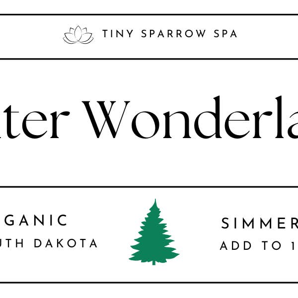 Winter Wonderland Simmer Pot Kit for wholesale by Tiny Sparrow Designs