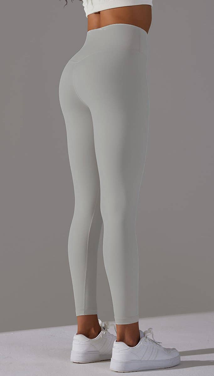 HIDDENBRAND - Wholesale Athletic/Lounge Leggings - Women's - Double-Sided Brushed Nude Breathable Yoga Pants1