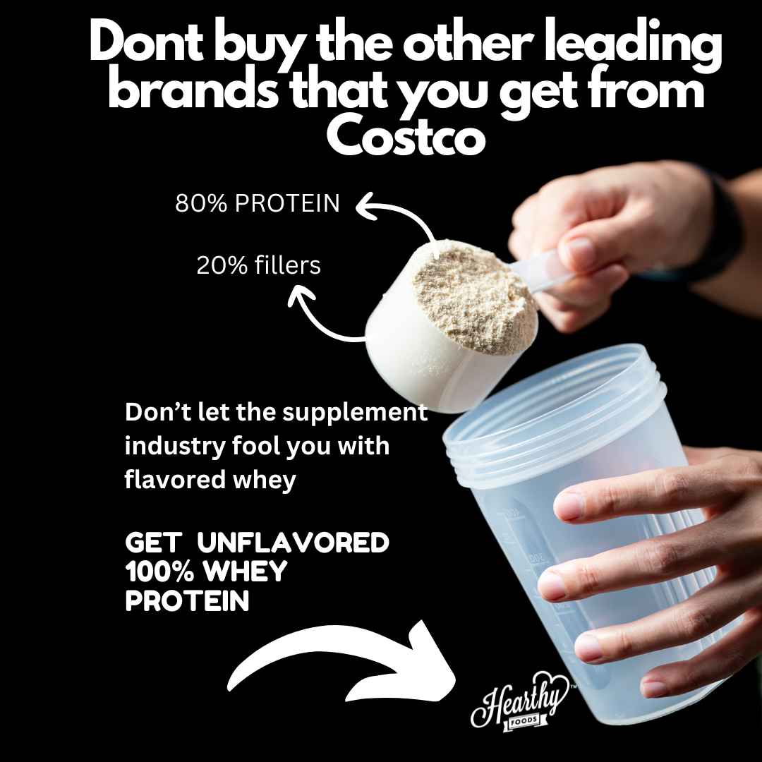 Hearthy Foods - Wholesale Protein/Superfood Powder - Whey Protein Powder Isolate Unsweetened No Carbs and No Fat4