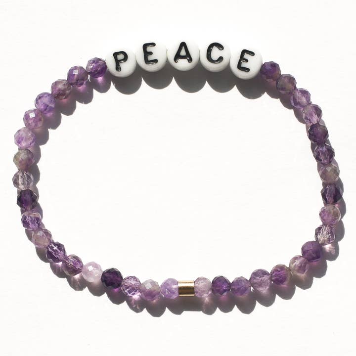PEACE in Amethyst for wholesale by Terra Firma
