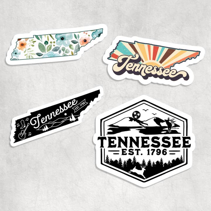 Stickers uit Tennessee voor wholesale door Expression Design Co