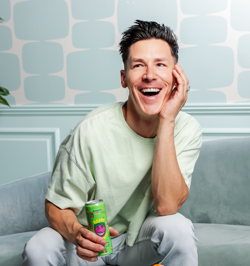 Happy Thoughts - Wholesale Wellness Juice/Tonic - Happy Thoughts - Watermelon Lime (12pk - 12 oz Cans)2