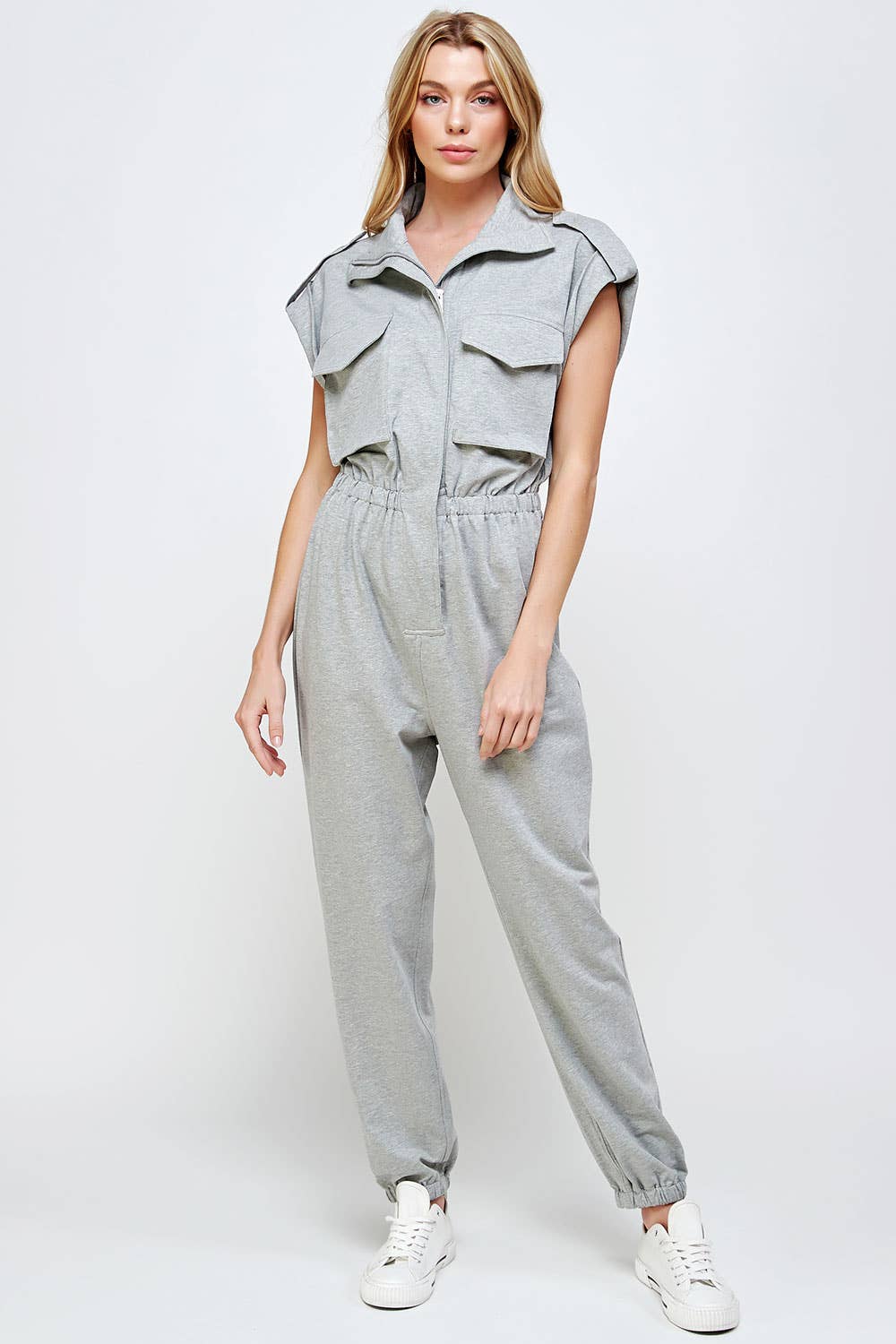 Strut & Bolt - Venta al por mayor Peto - Mujer - Mono tipo jogger sin mangas con cuello alto5