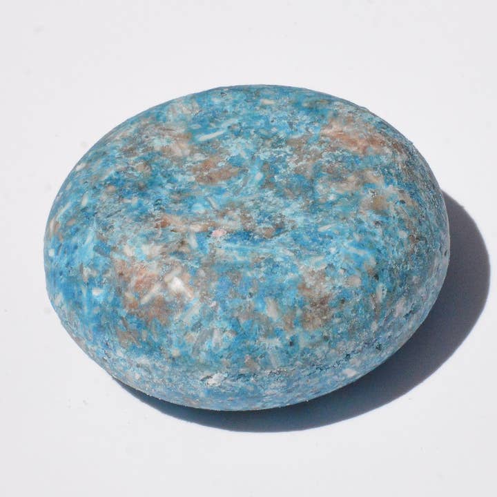 Solid Shampoo Bar / Blueberry + Coconut for wholesale by Mala Made