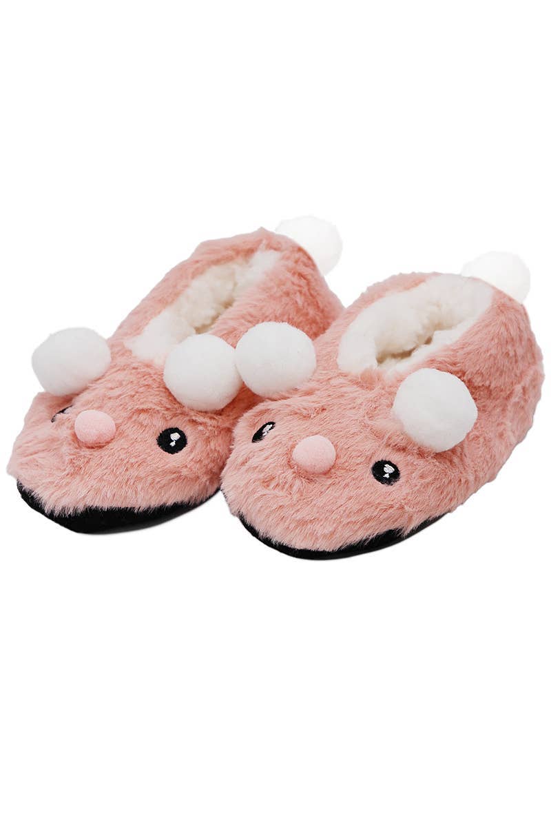 ASSORTED Kids Koala Bear Fuzzy Fur Fleece Lounge Moccasins for wholesale on Faire8