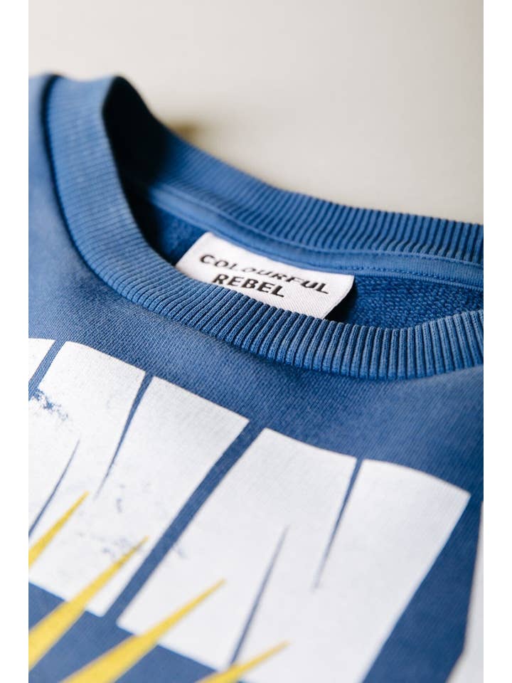 Sunny Days Sweat | Bright blue for wholesale on Faire2