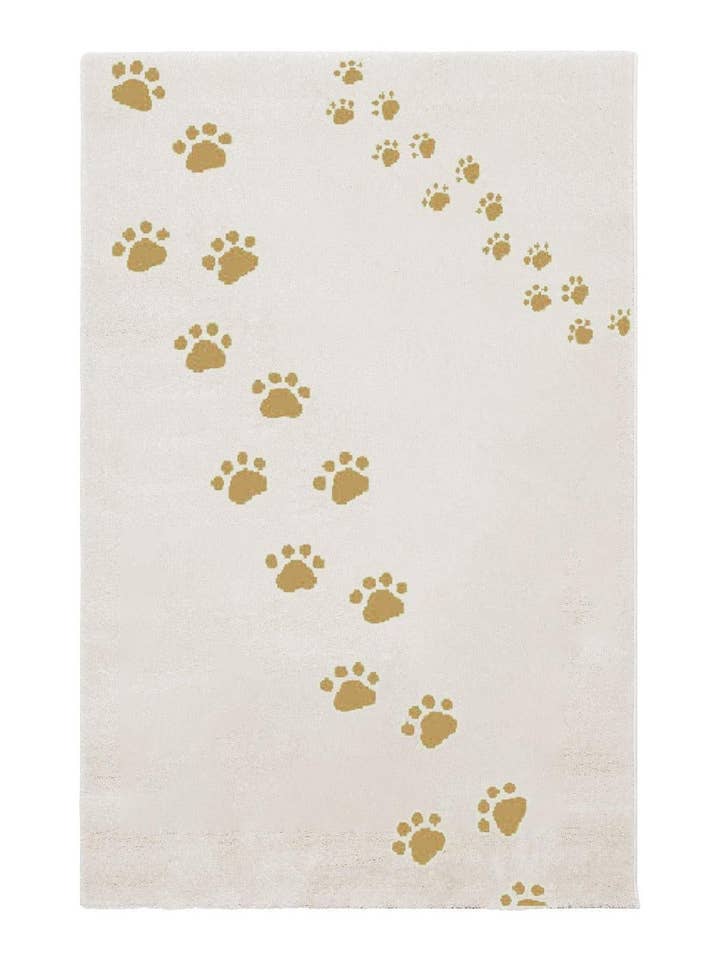 Tappeto per bambini morbido e di facile manutenzione EMPREINTES D'OURS per la vendita all'ingrosso da parte di AFK Living