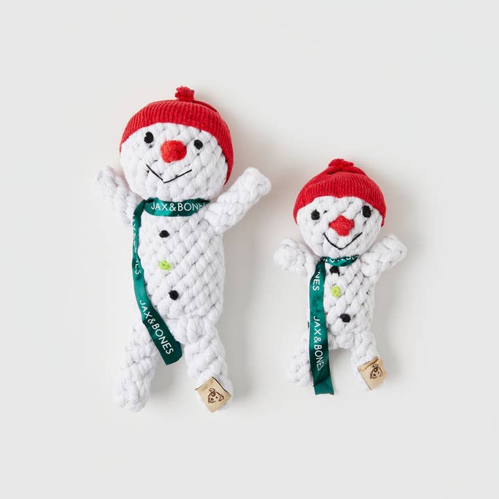 Jax & Bones - Wholesale Pet rope toy – Dog - Snowman Rope Toy (Jumbo - 11")1