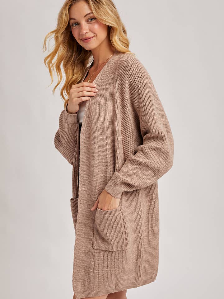 Bluivy - Wholesale Cardigan - Women's - OPEN FRONT BATWING SLEEVE CARDIGAN32