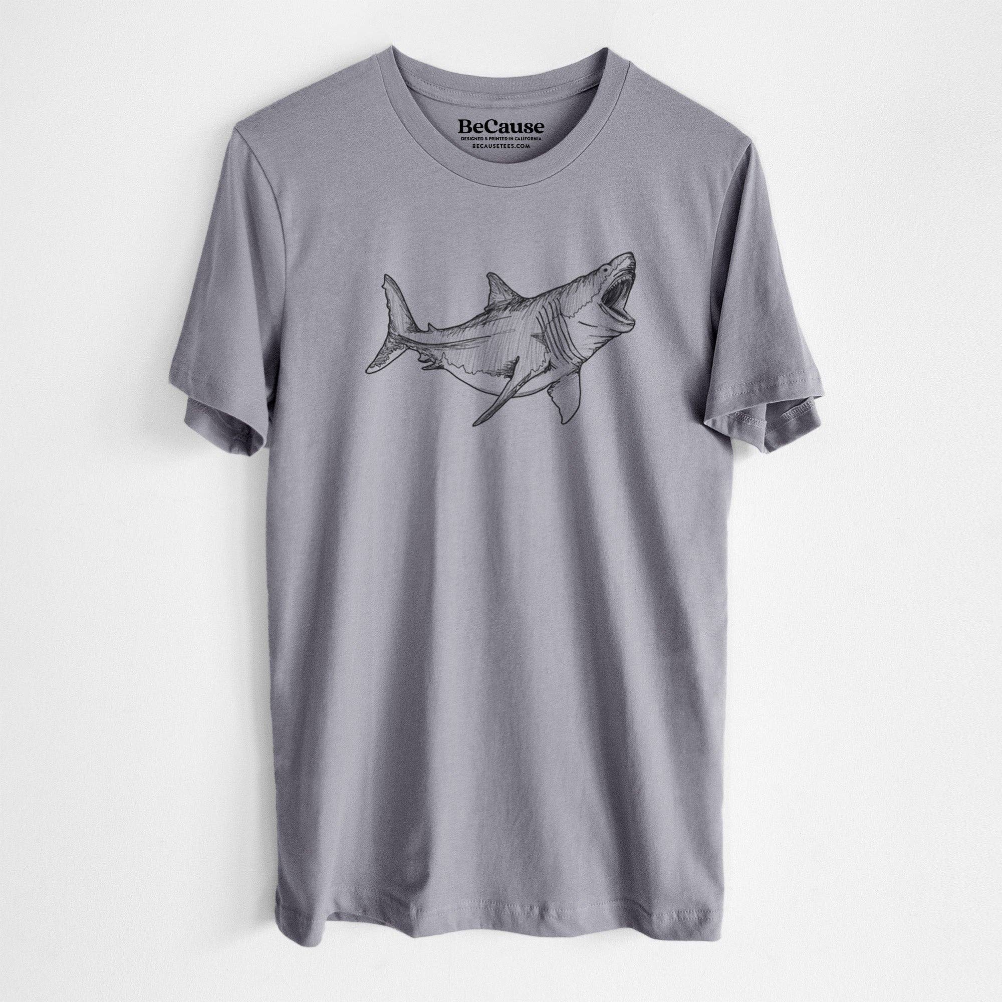Because Tees - Vente T-shirt sérigraphié – unisexe - Mégalodon - Otodus Megalodon - T-shirt unisexe à col rond 100 % coton léger9