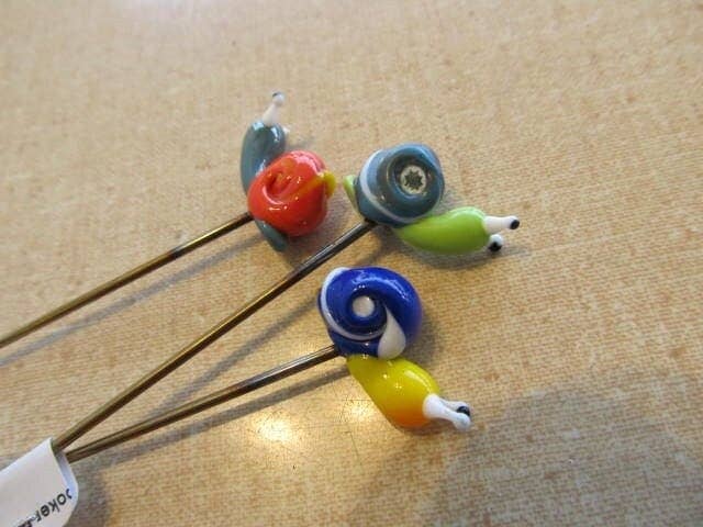 Sunshine Glass Gifts - Wholesale Garden/Lawn Stake - Snail Plant Pals, House plant and Fairy Garden Decor6